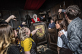 Crowd boo at 17th century judge in the Courtroom at Edinburgh Dungeon 